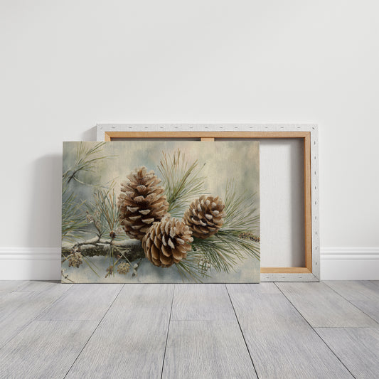 Winter Pinecones Share Gentle Stories
