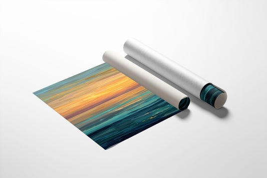 Horizon Lines Melt Into Sea