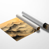 Mountains Rest In Golden Hour