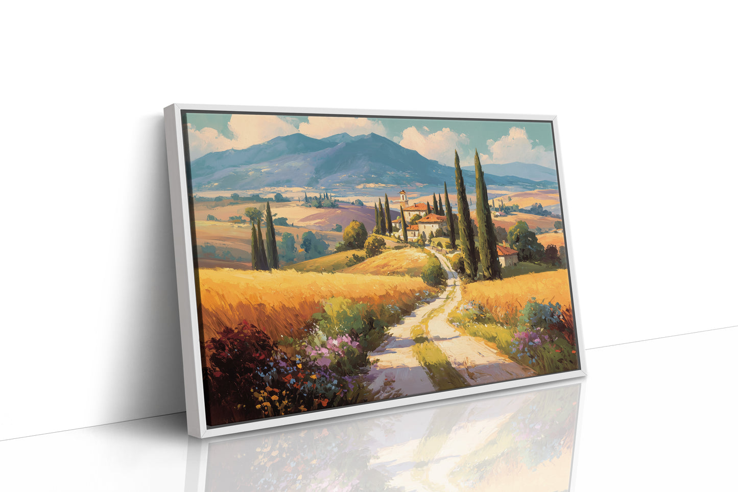 Golden Road to the Hillside Villa