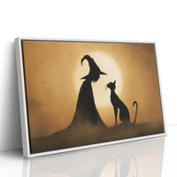 Moonlit Whisper with a Familiar