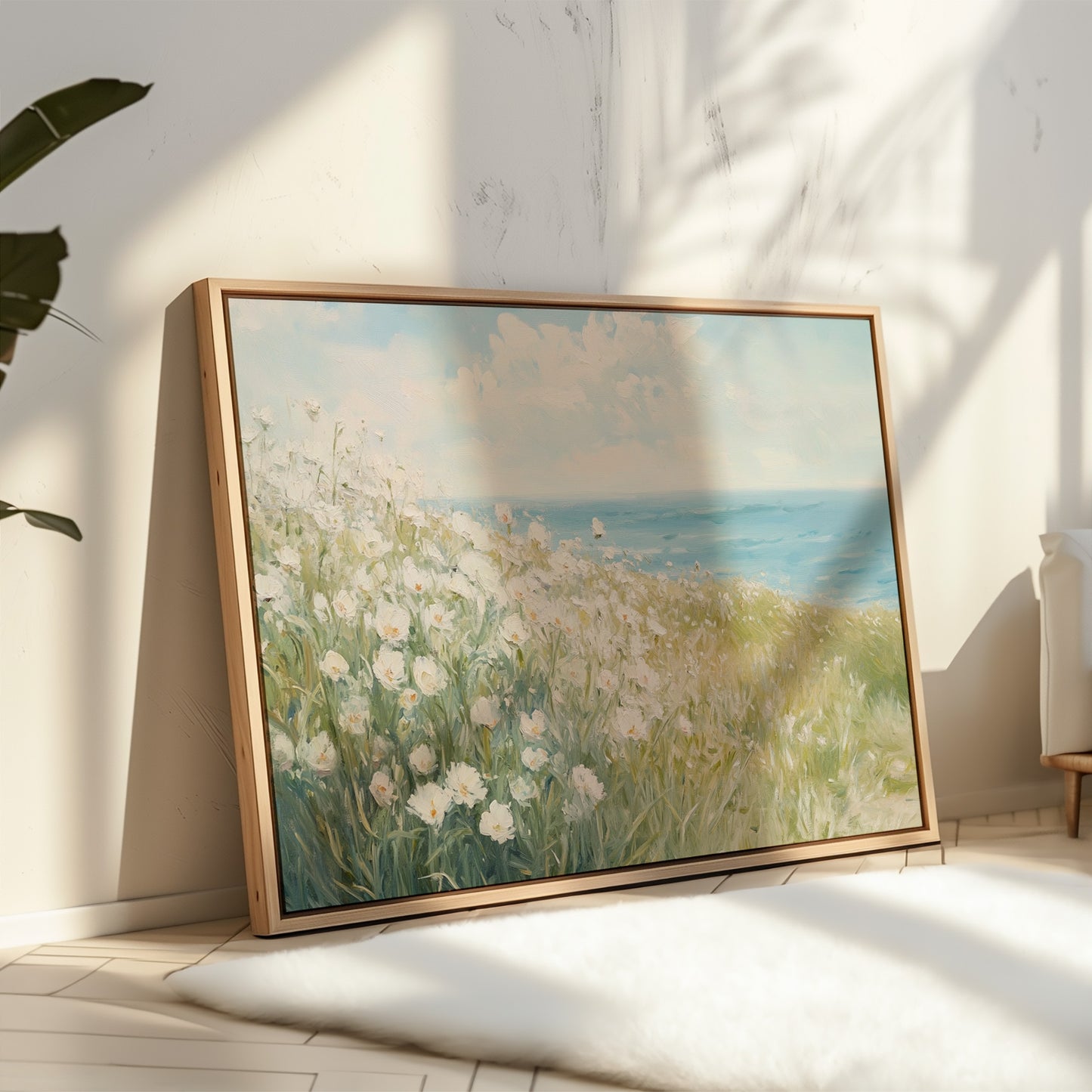 Coastal Poppies Dance With Waves