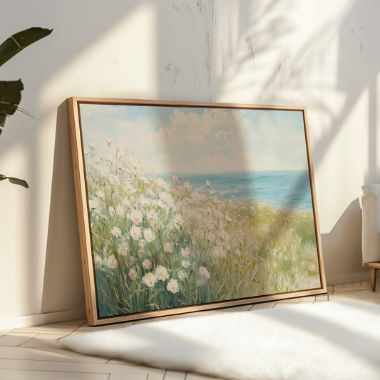Coastal Poppies Dance With Waves