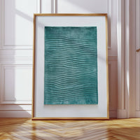 Tidal Rhythms In Seafoam Green