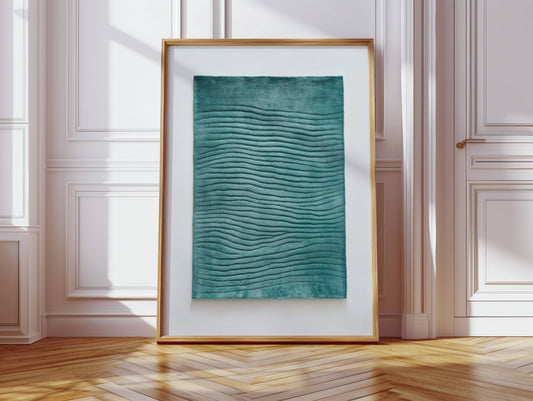 Tidal Rhythms In Seafoam Green