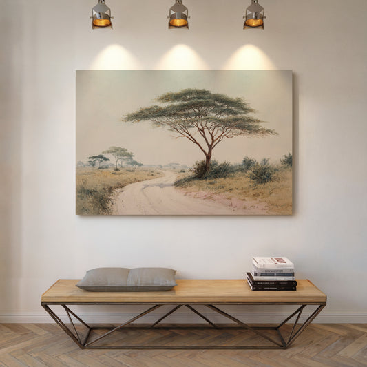 Acacia Bends Over Winding Path