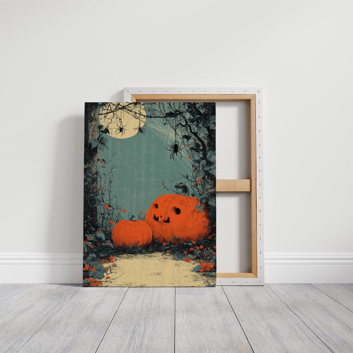 Pumpkin Patch: Spiders Dropping In