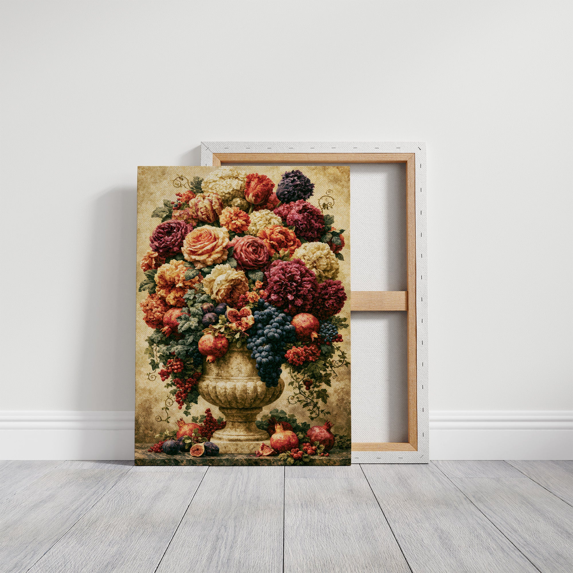 Grapes, Figs & Roses Grand Urn