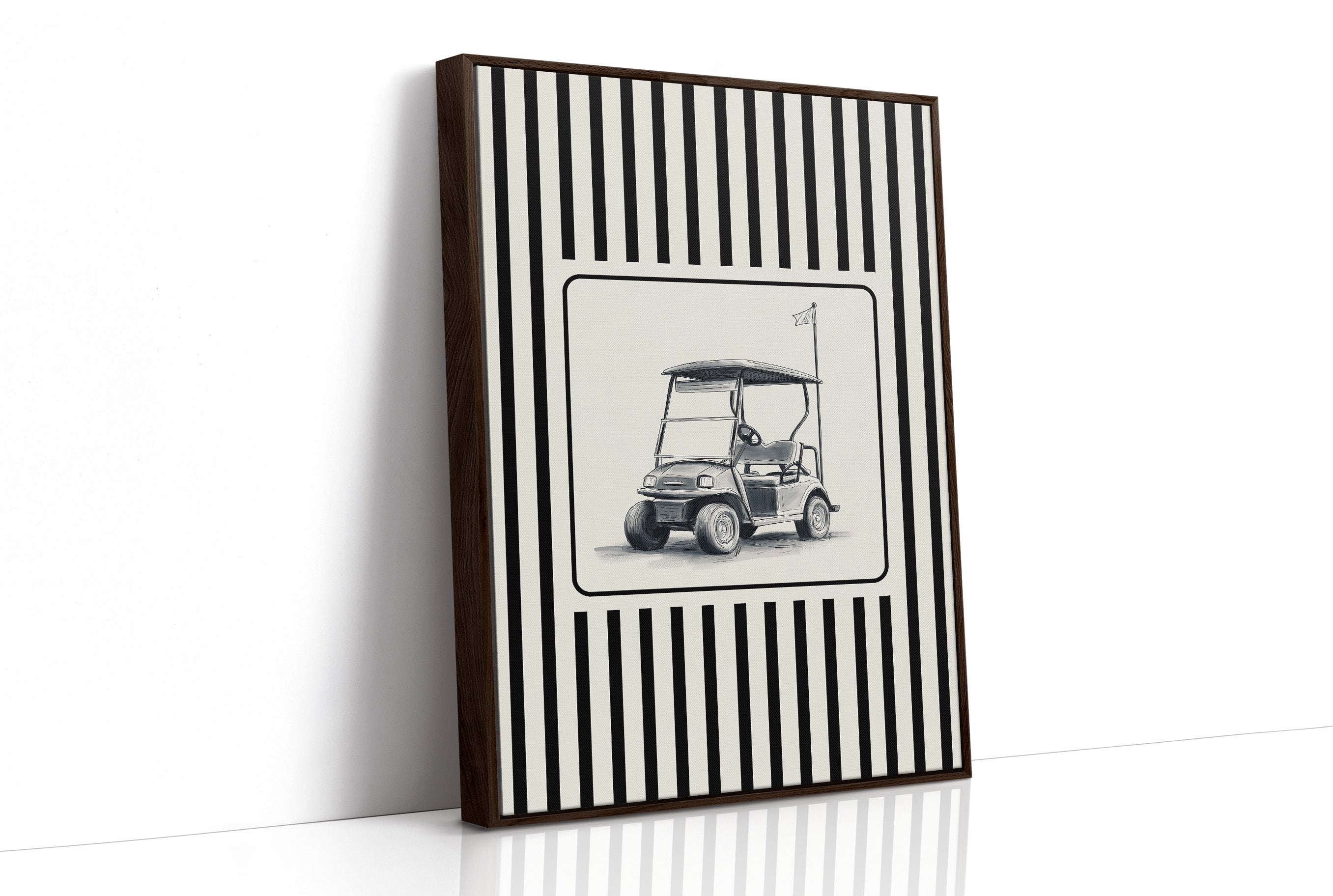 Minimal Golf Cart Sketch