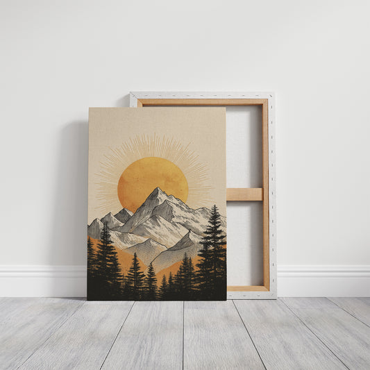 Golden Peaks Above The Bar