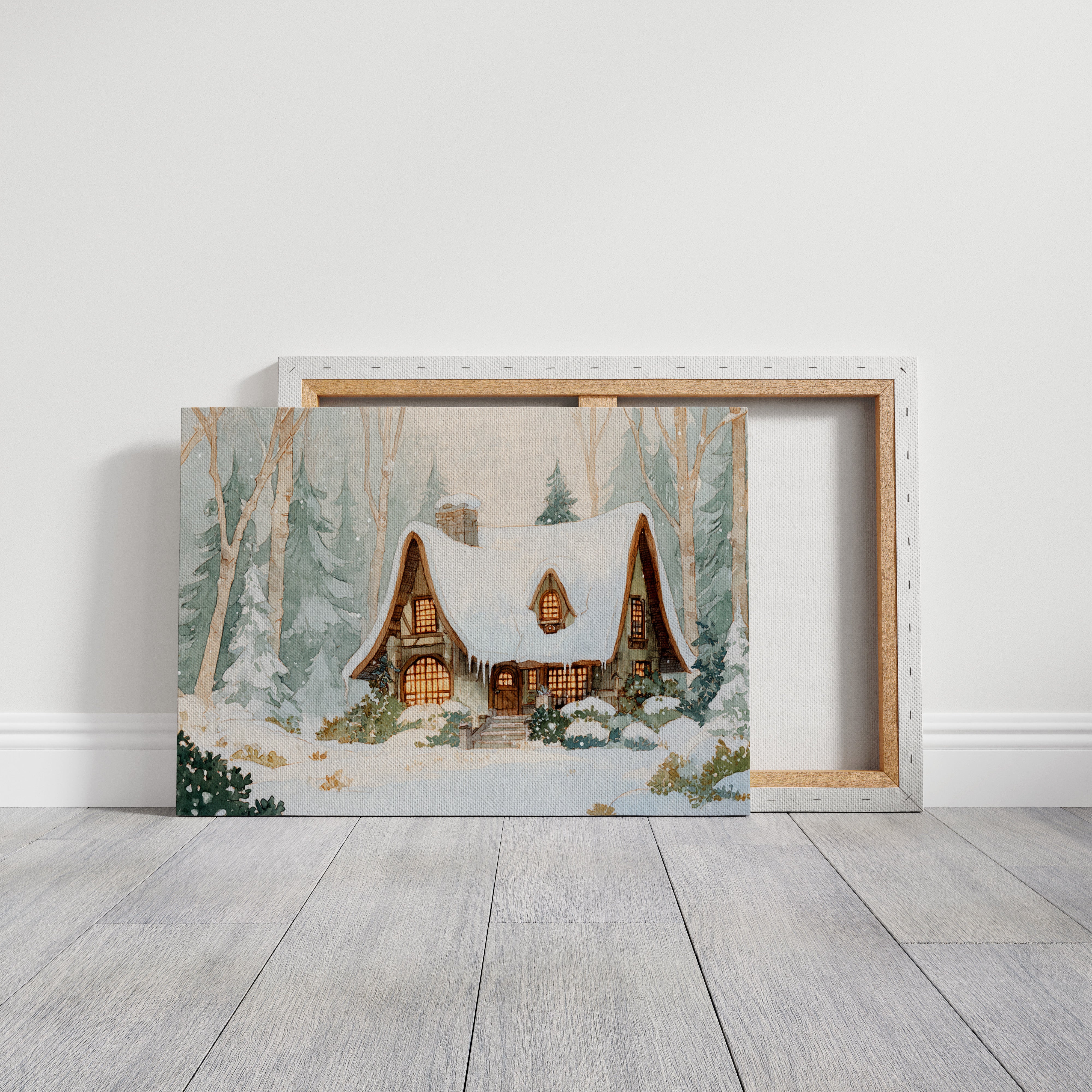 Cottage Beneath a Winter Veil