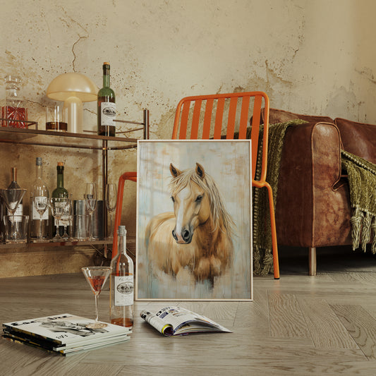 Palomino Gaze: Golden Spirit