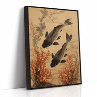 Koi Dance Through Coral Gardens