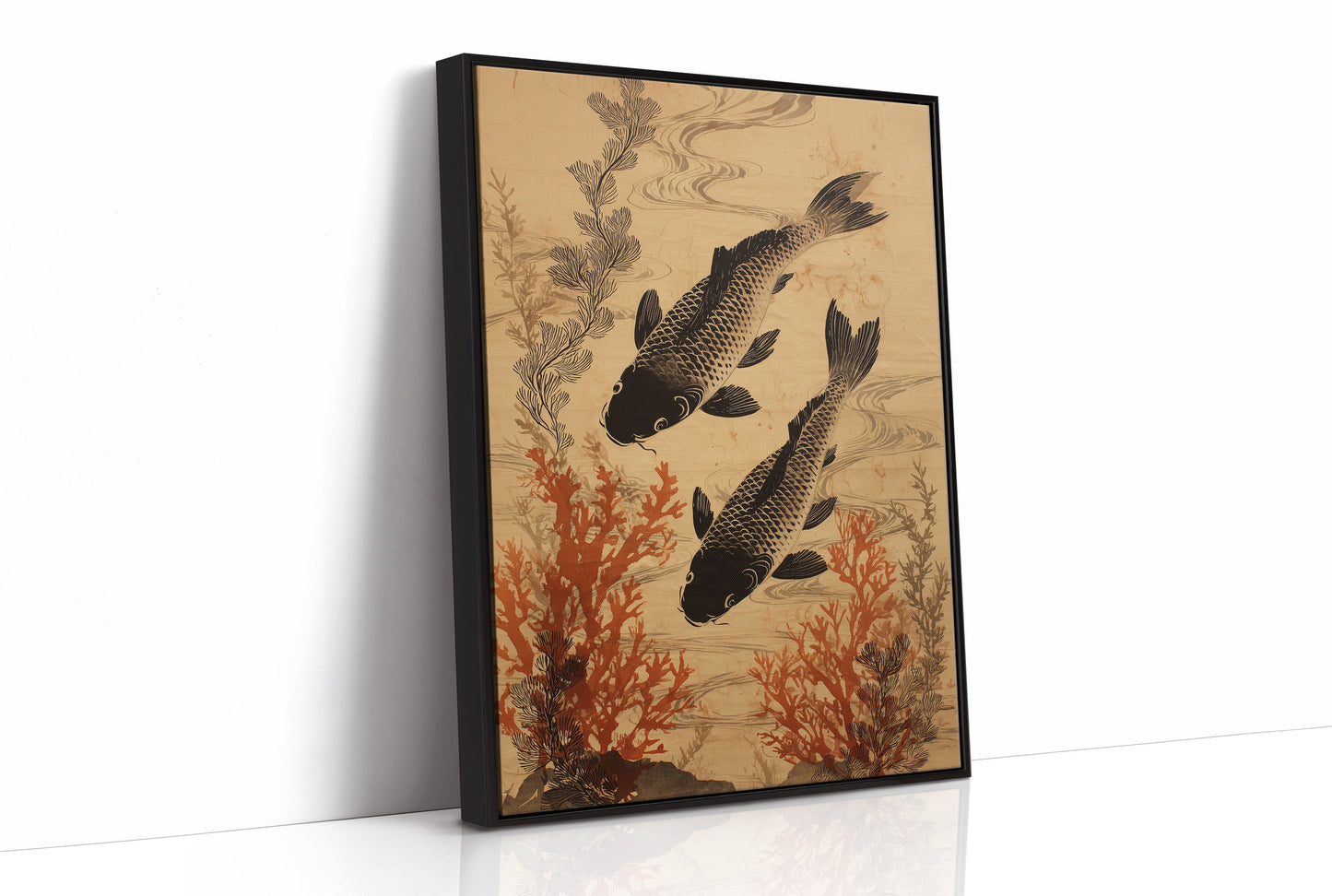 Koi Dance Through Coral Gardens