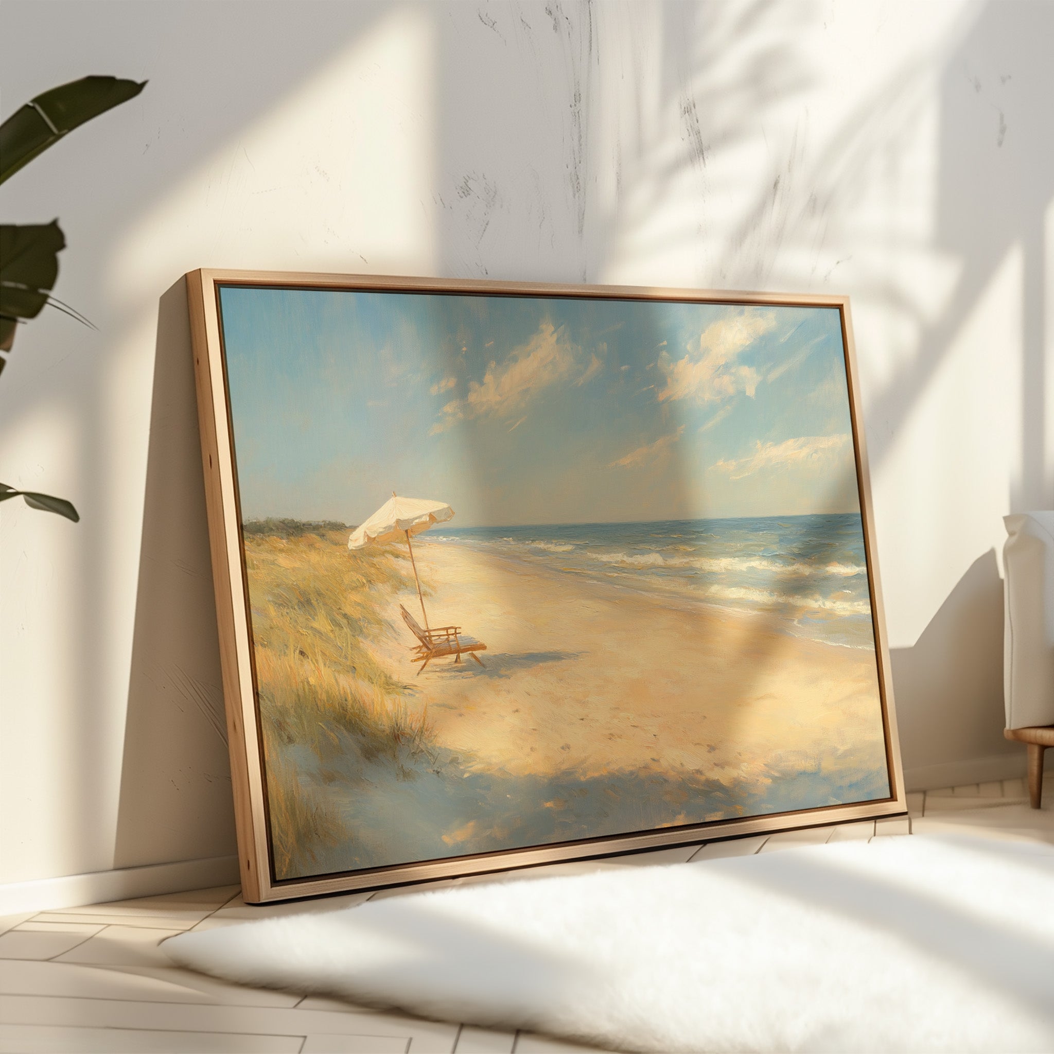 Summer Waits On Golden Sand