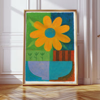 Summer Daisy Plays With Color