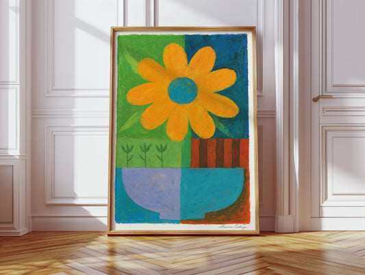 Summer Daisy Plays With Color