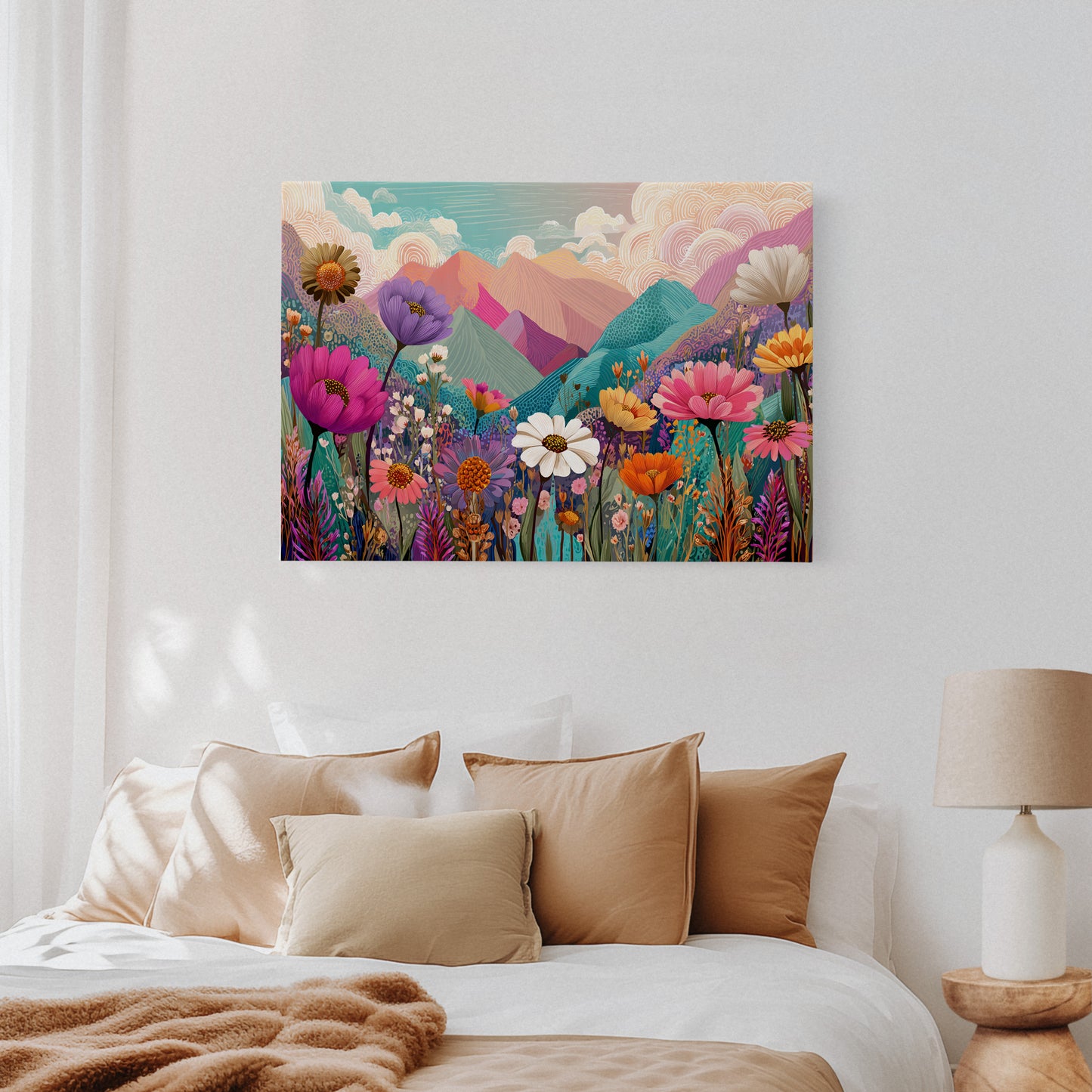 Mountain Meadows Bloom In Candy Colors