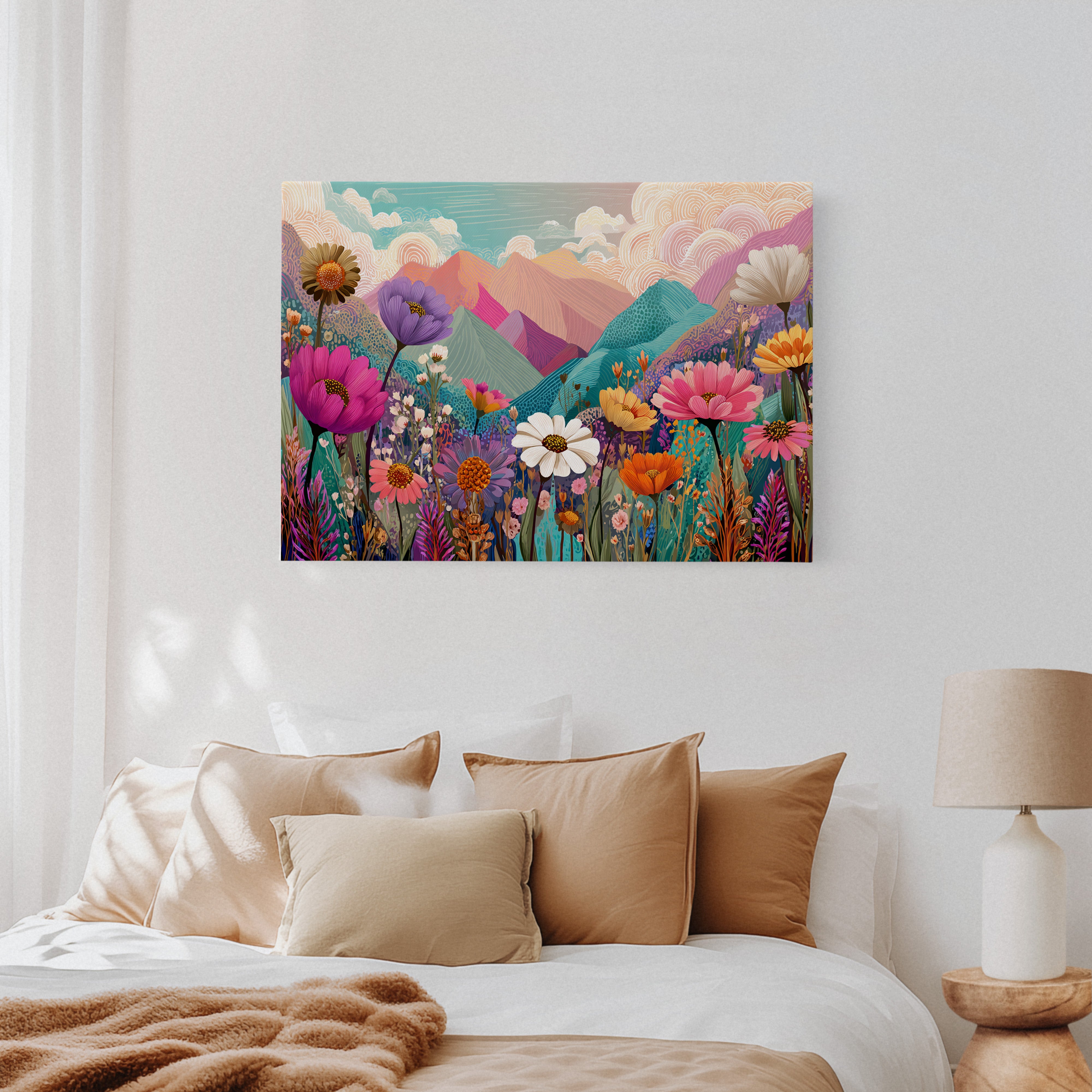 Mountain Meadows Bloom In Candy Colors