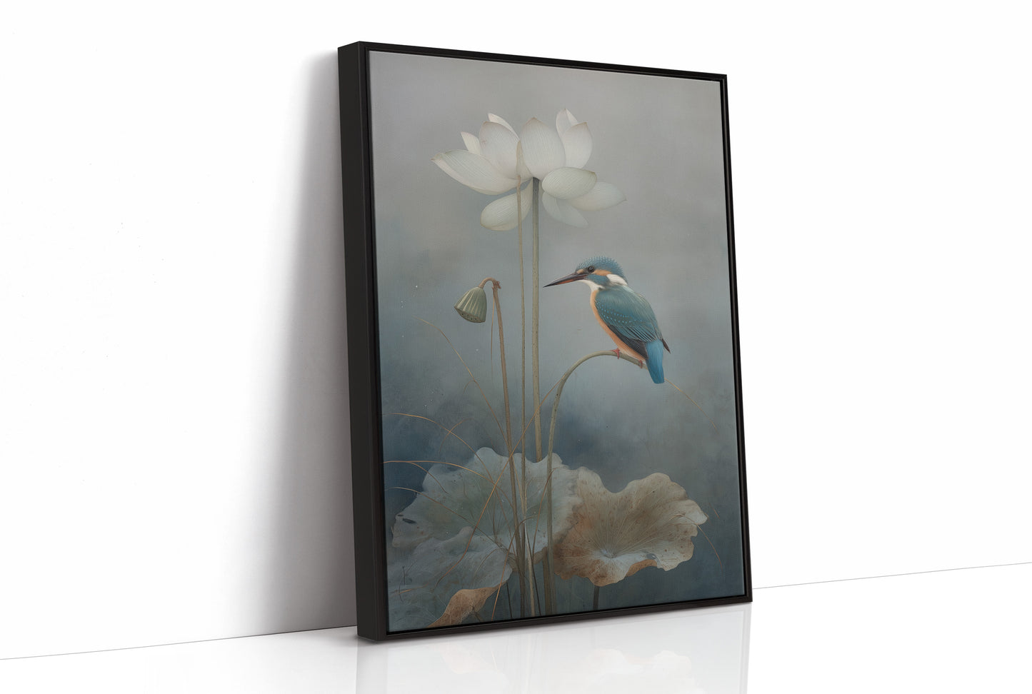 Blue Hunter Finds Morning Mist