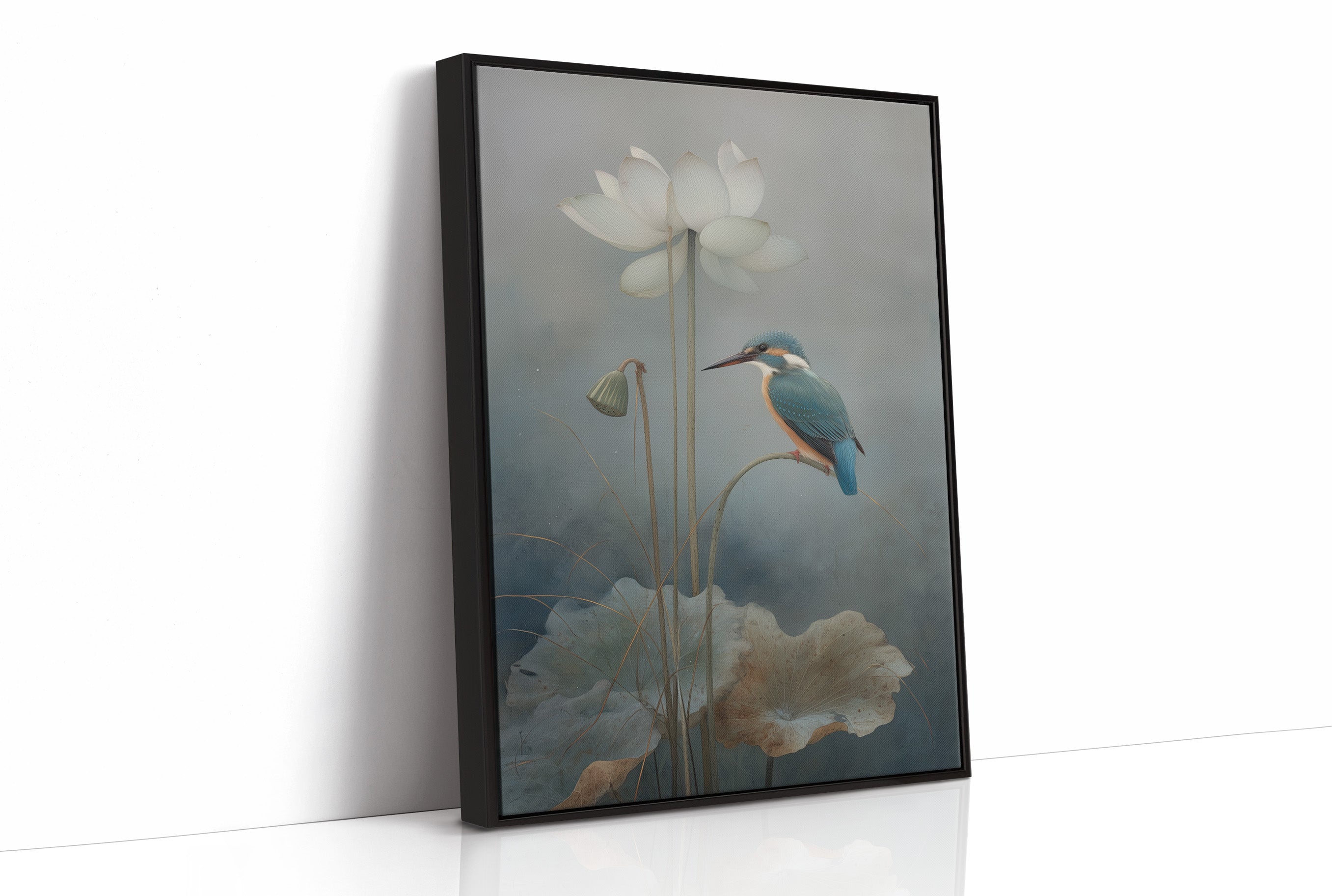 Blue Hunter Finds Morning Mist