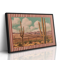 Saguaros Dance Under Turquoise Horizons
