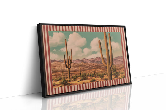 Saguaros Dance Under Turquoise Horizons