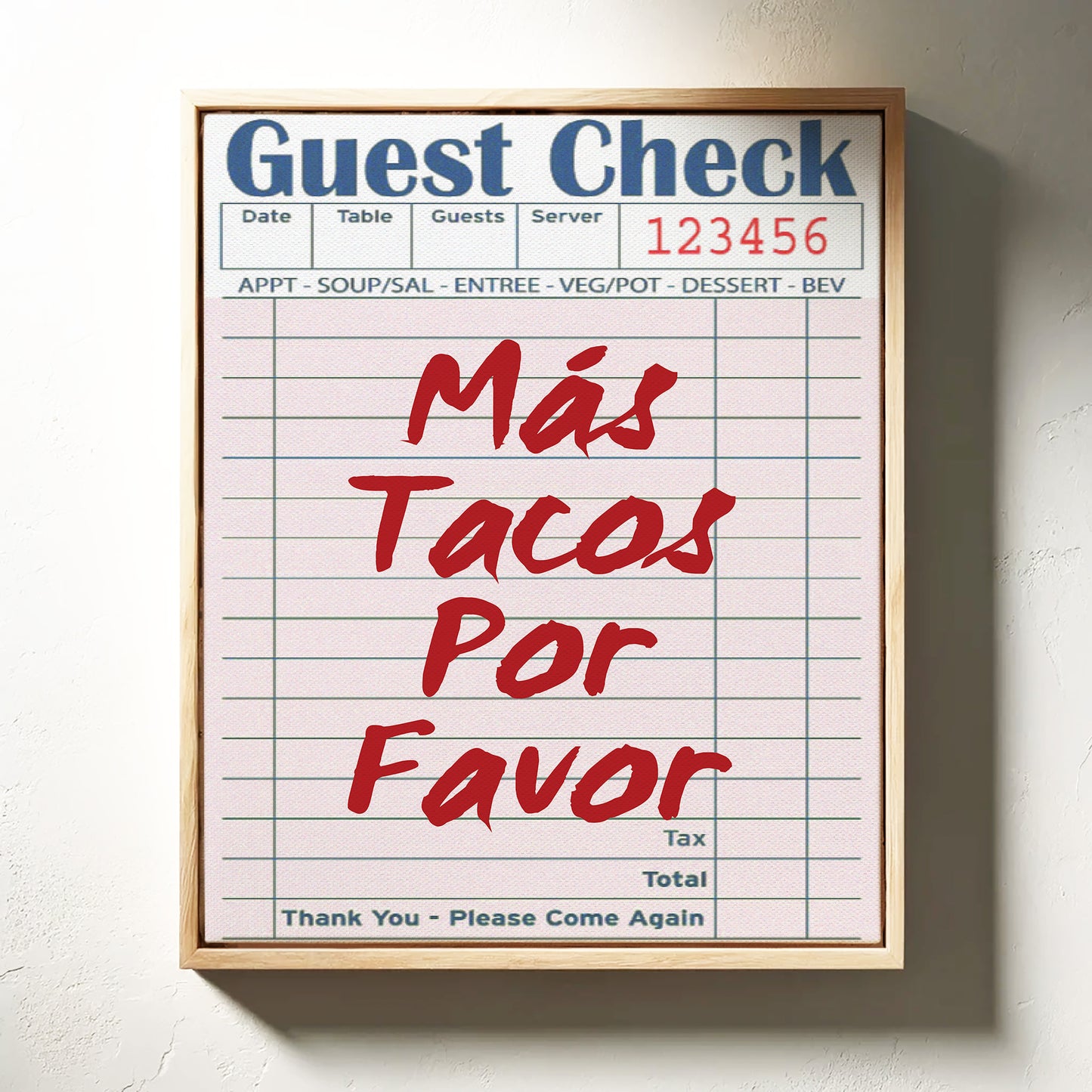 Red Letters Order Kitchen Magic