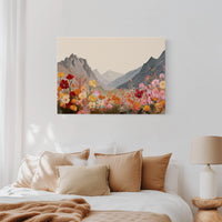 Alpine Meadows Bloom In Coral