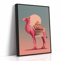 Pink Camel at Sunset