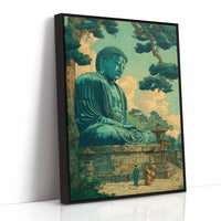 Jade Buddha Beneath Golden Clouds