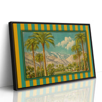 Palms Bow To Mountain Majesty