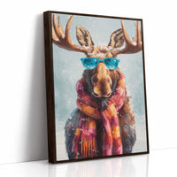 Cool Moose Brings Winter Cheer