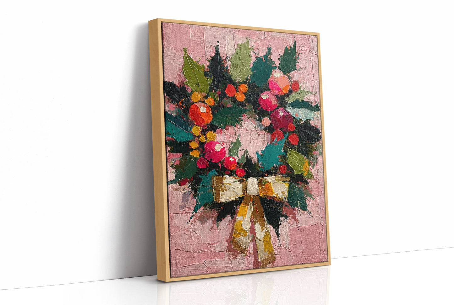 Wreath of Winter Blooms