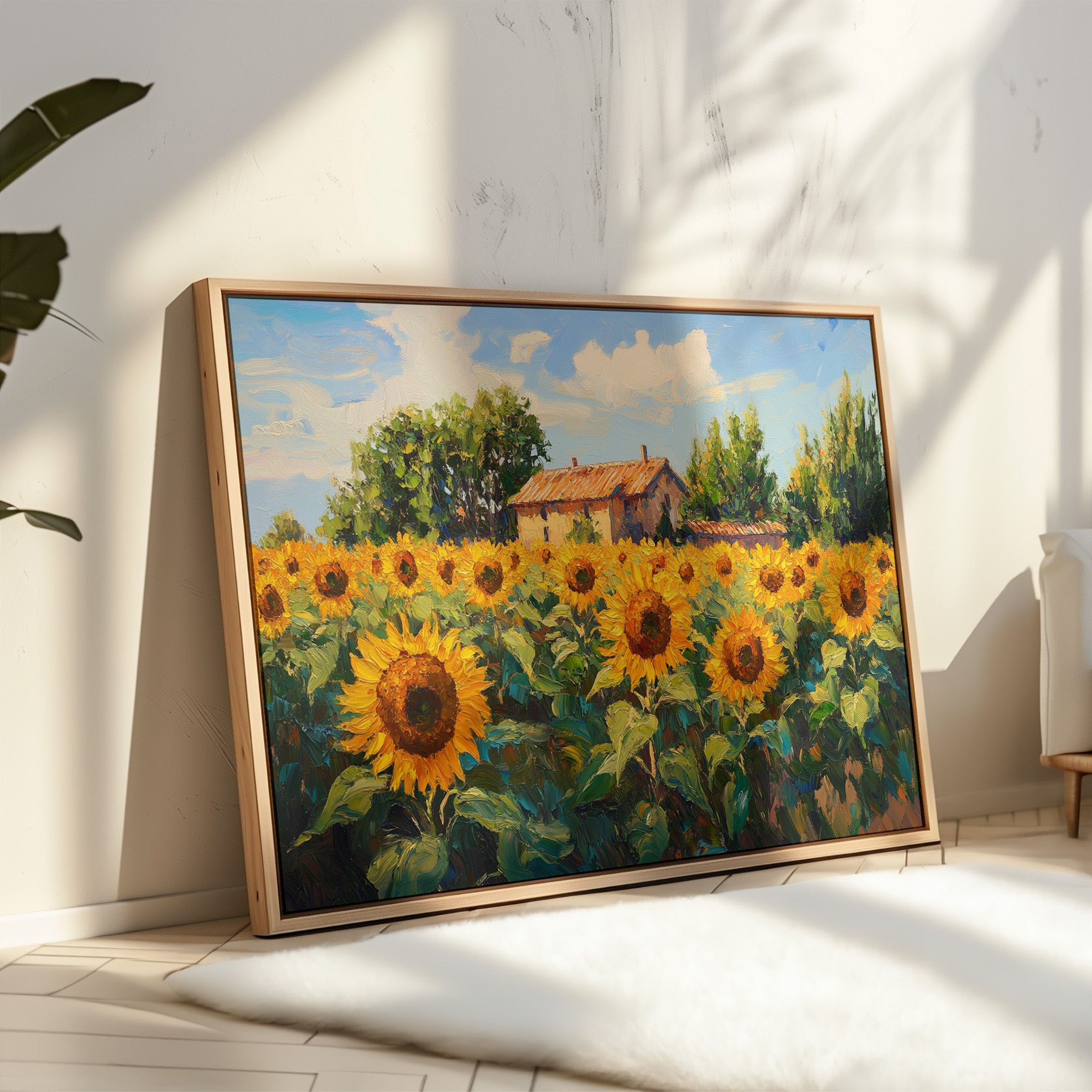 Summer Blooms Near Rustic Home