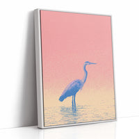 Blue Heron Dawn Silhouette
