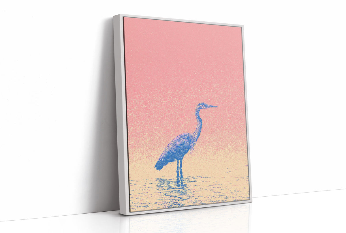 Blue Heron Dawn Silhouette