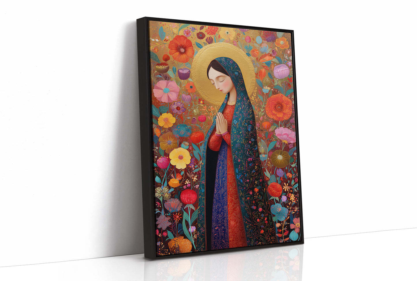Blooming Devotion Crowned in Gold