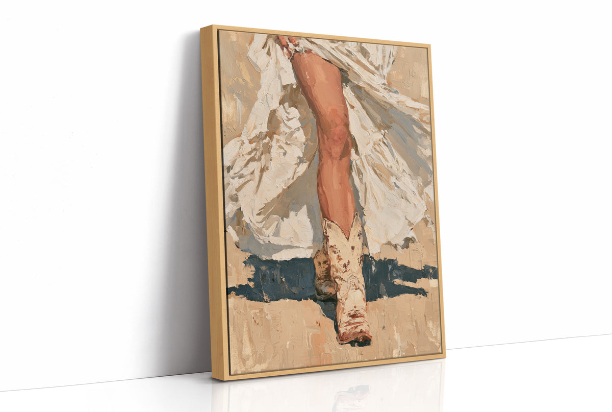 Sand, Dust, and One Cream Boot