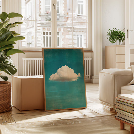 Daydream Cloud Over Turquoise Sky