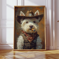 West Highland White Terrier Gunslinger
