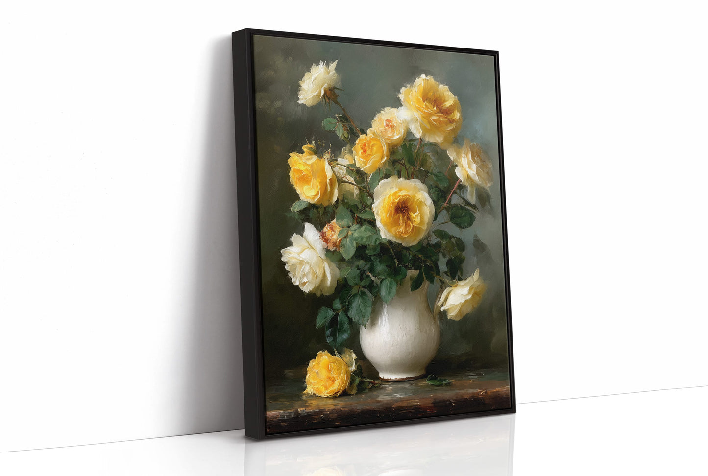 Yellow Roses Before They Turn