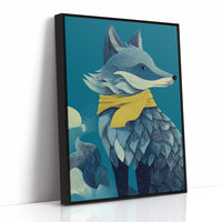 Fox Wrapped in Moonlight