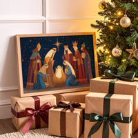 Starlit Kings Follow Golden Light