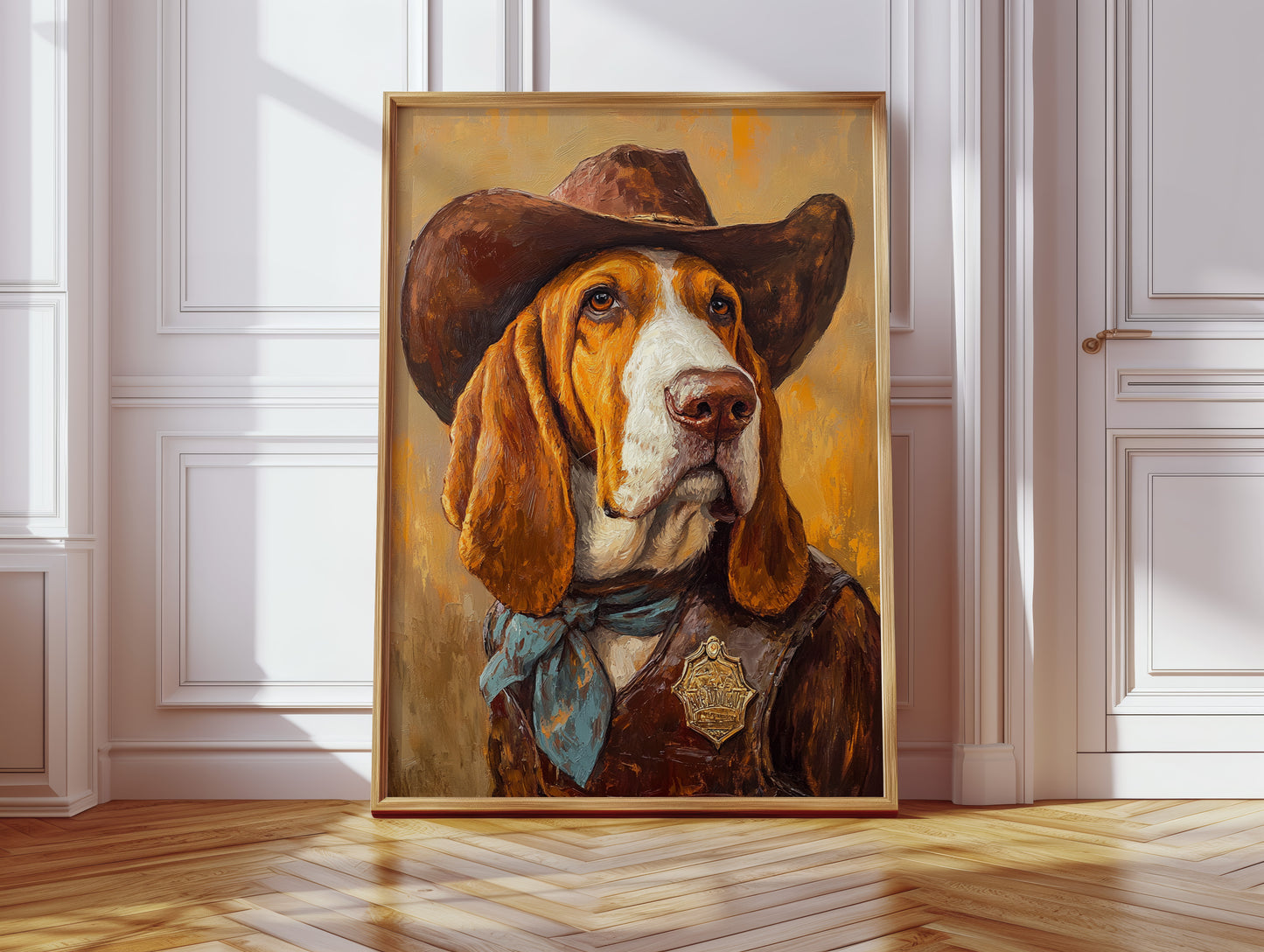 Basset Hound Frontier Sheriff
