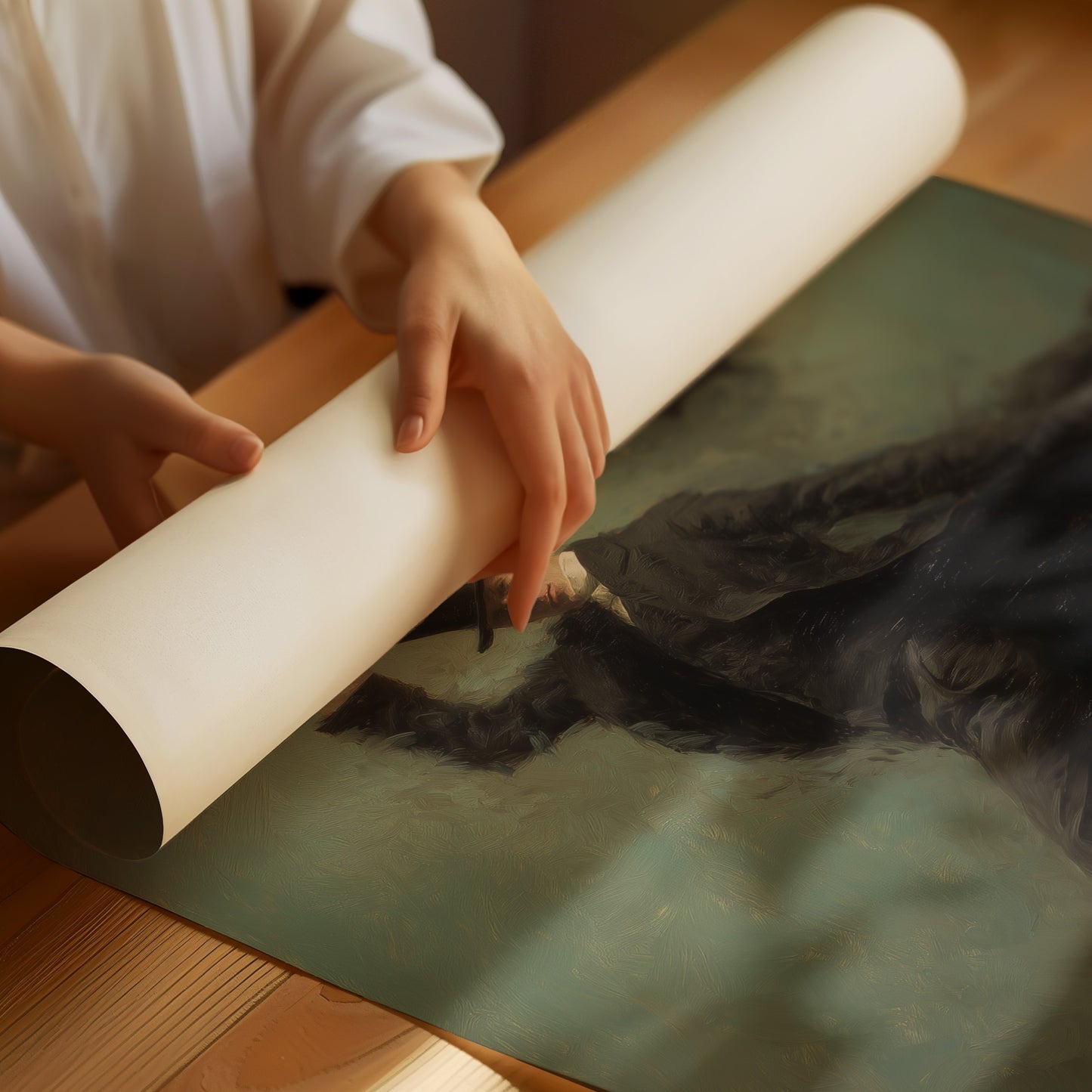 Dancing Against London's Gray Sky