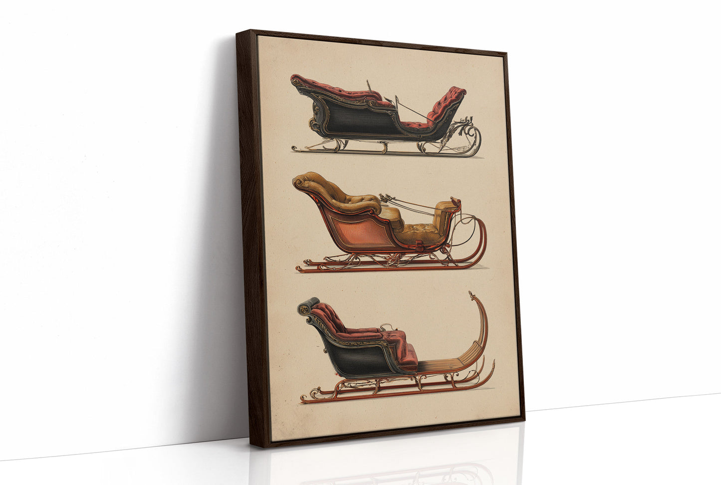 Vintage Sleighs Await December Magic