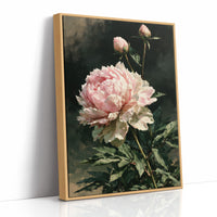 Peony Leans, Two Buds Reach
