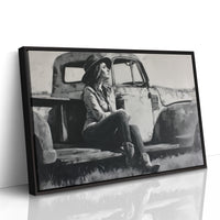 Vintage Soul On Pickup Tailgate