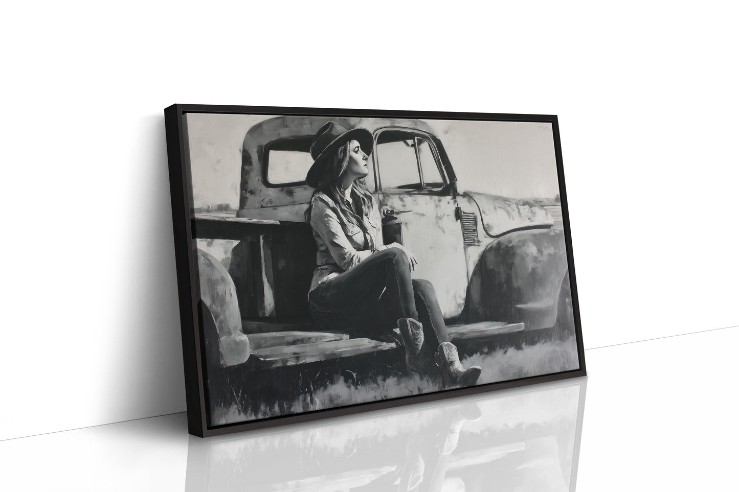 Vintage Soul On Pickup Tailgate